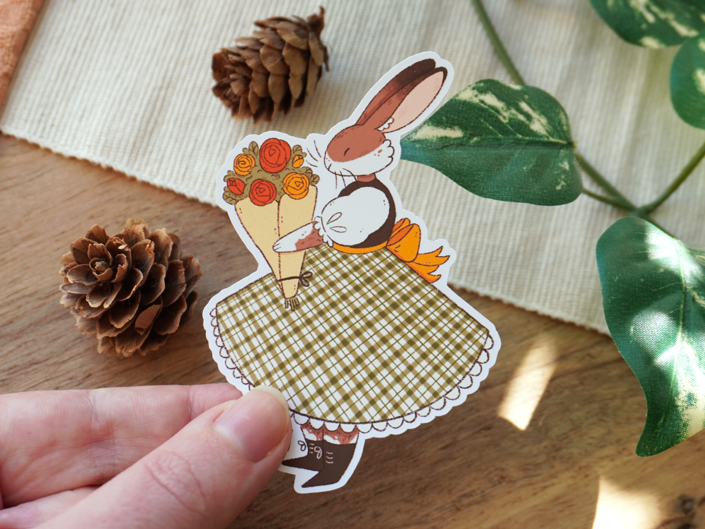 Spring Bunny Sticker