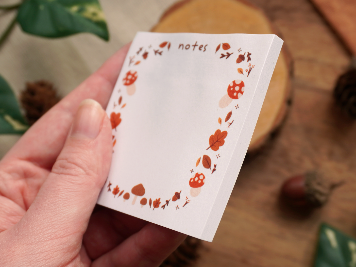 Autumn Memo Pad - Bymossypine