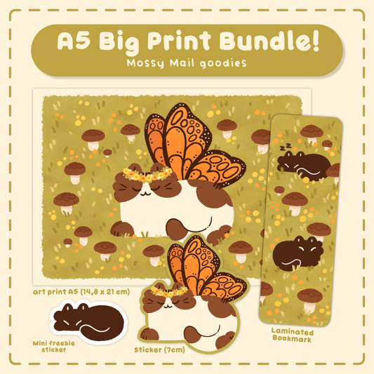 A5 Big Print Bundle - Mossy Mail July & August 💌