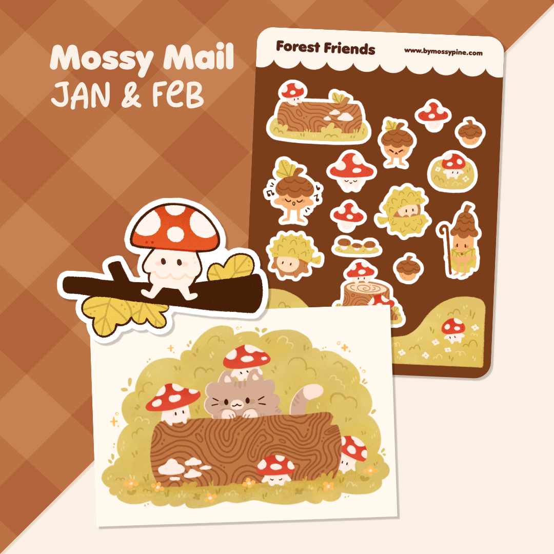 Whole Bundle | Mossy Mail Jan & Feb 🍂