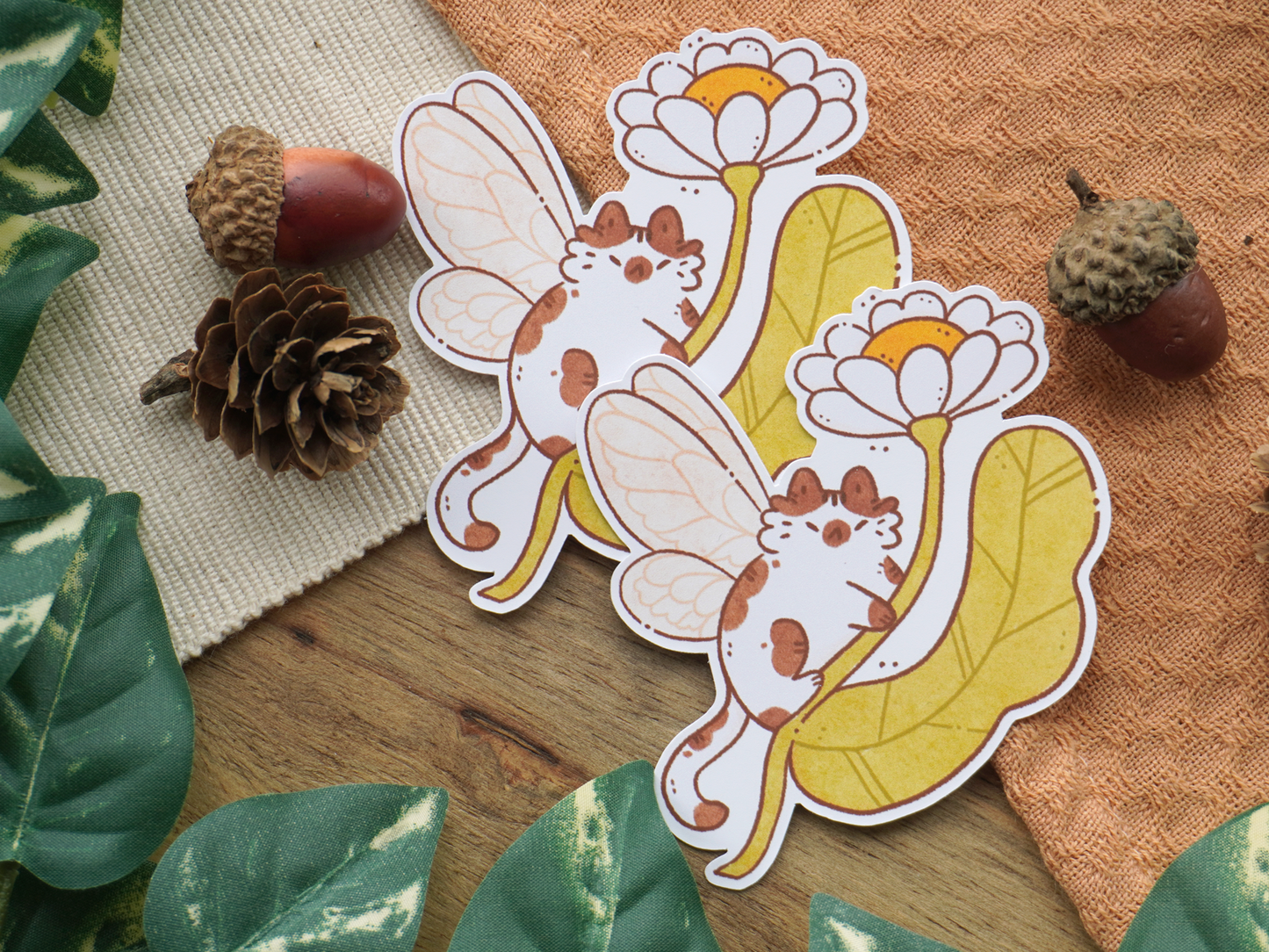 Fairy Cat Sticker - Bymossypine