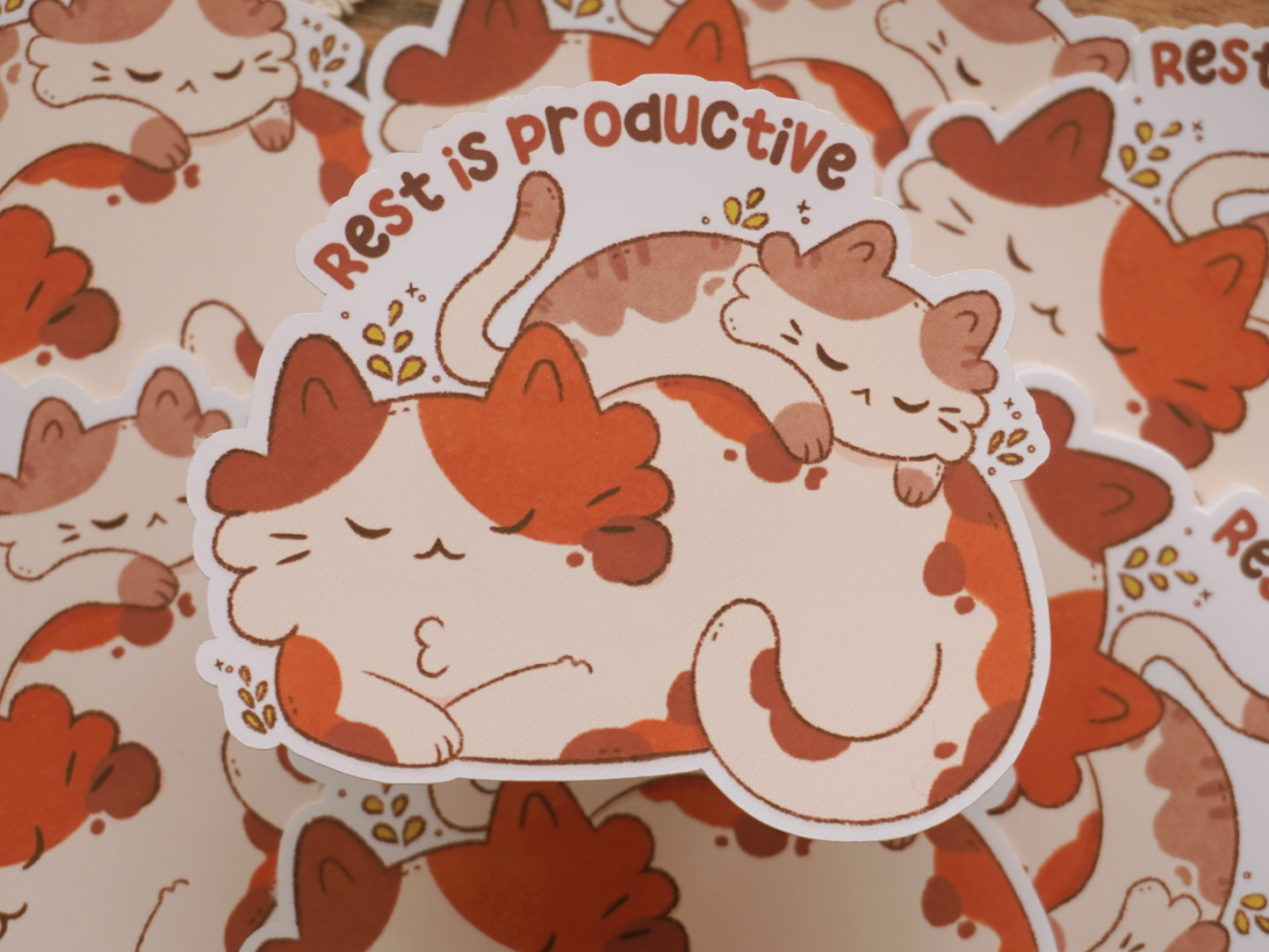 Rest is Productive Sticker - Bymossypine