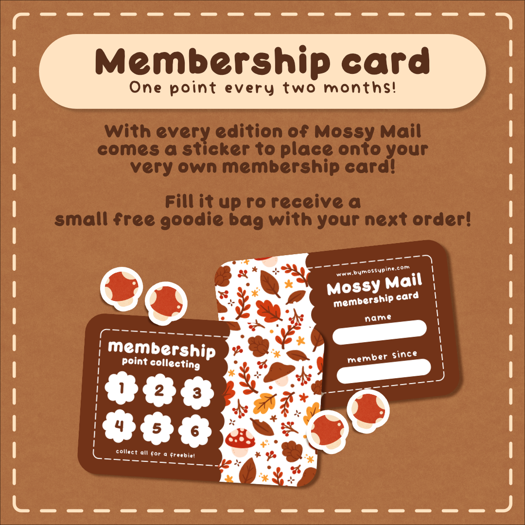 Sticker Bundle - Mossy Mail September & October 💌