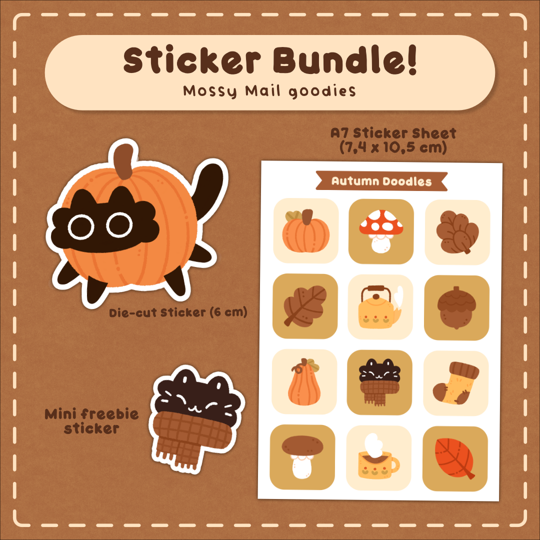 Sticker Bundle - Mossy Mail September & October 💌