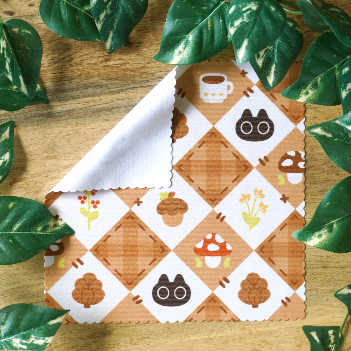 Cozy Pattern Microfiber Cleaning Cloth
