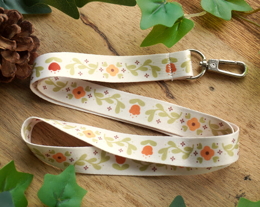 Floral Lanyard