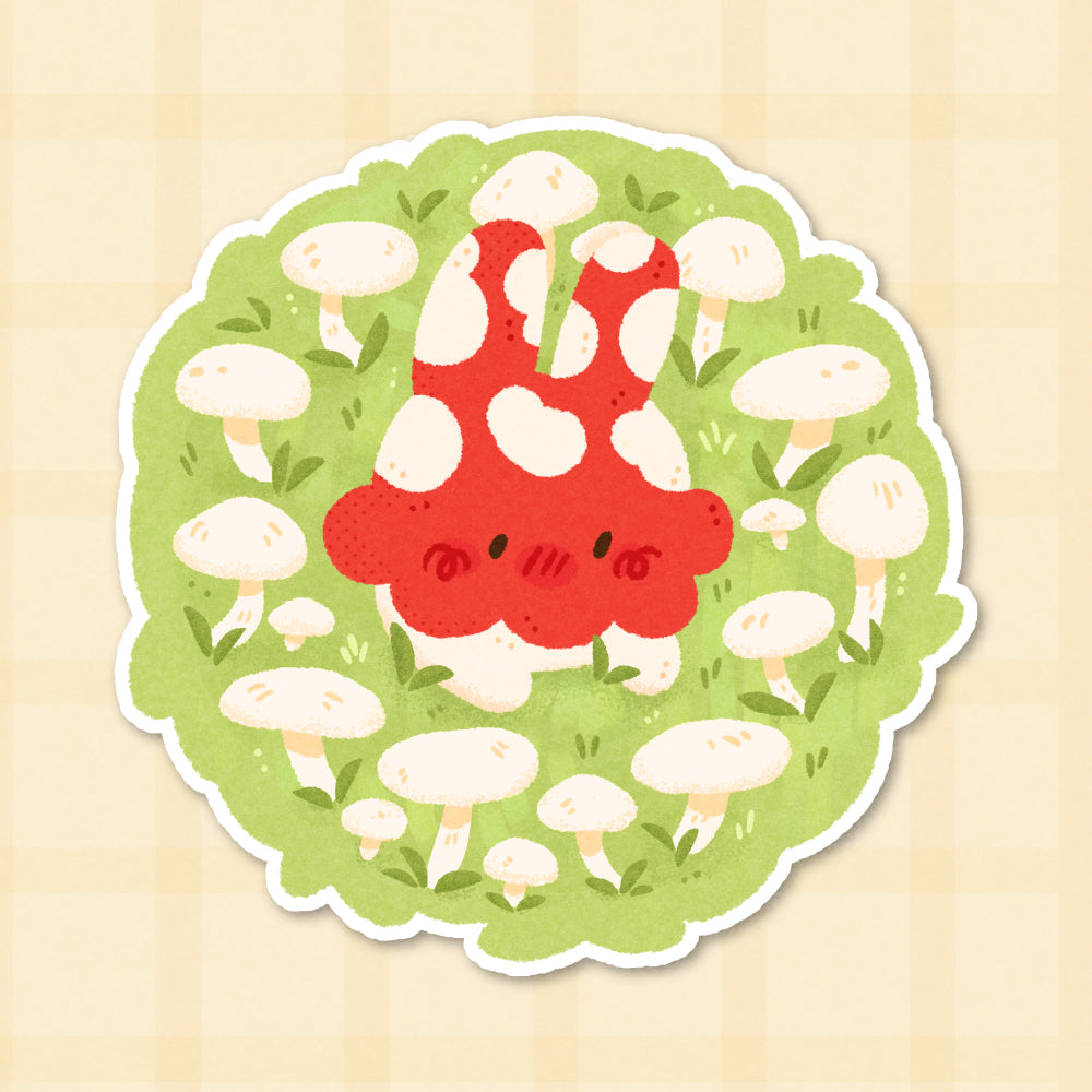 Amongst The Mushrooms Sticker