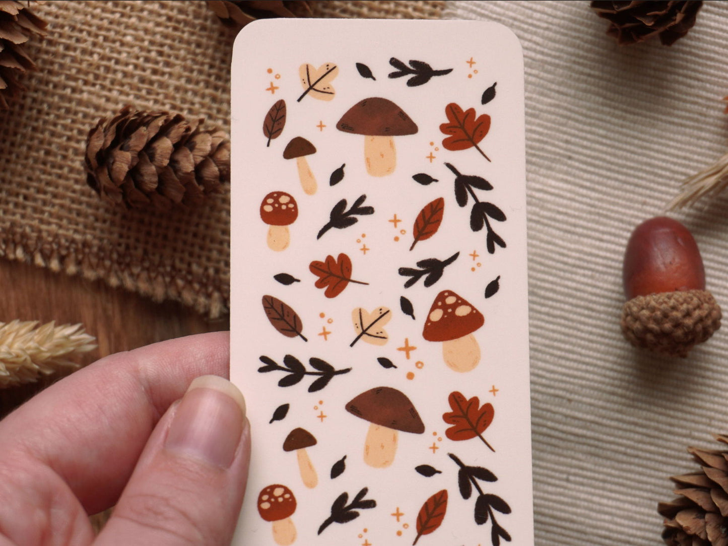Woodland Pattern Bookmark - Bymossypine