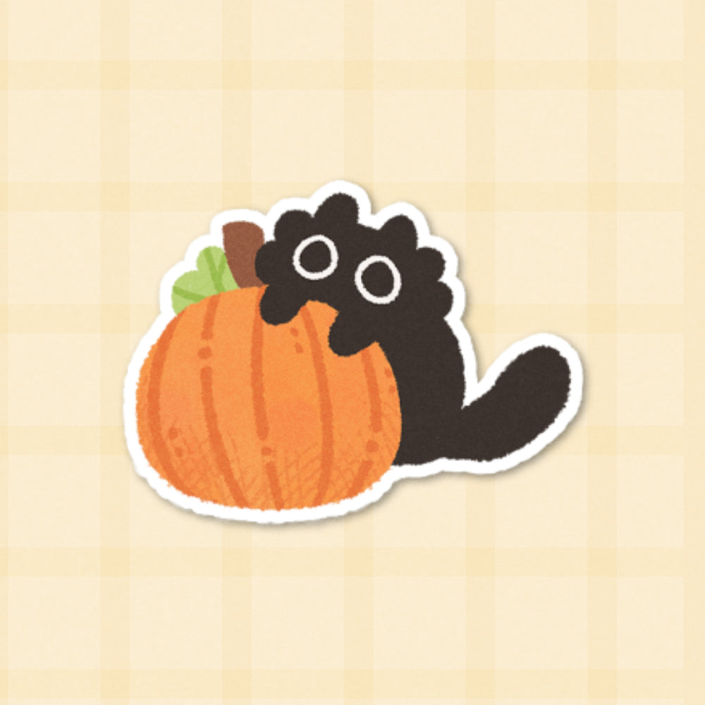 Pumpkin Cat Sticker