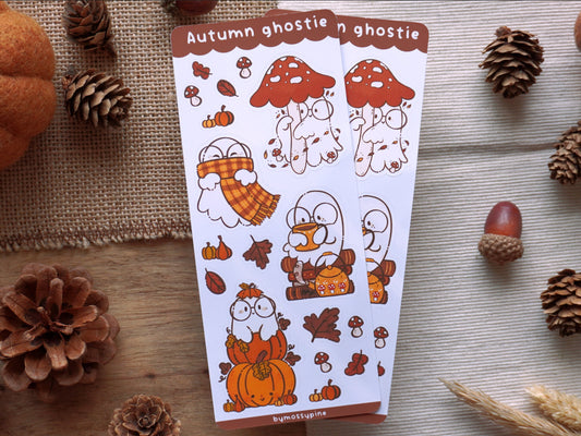 Autumn Ghosts Sticker Sheet