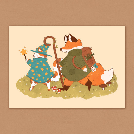 A6 Art Print - Mossy Mail March & April 💌