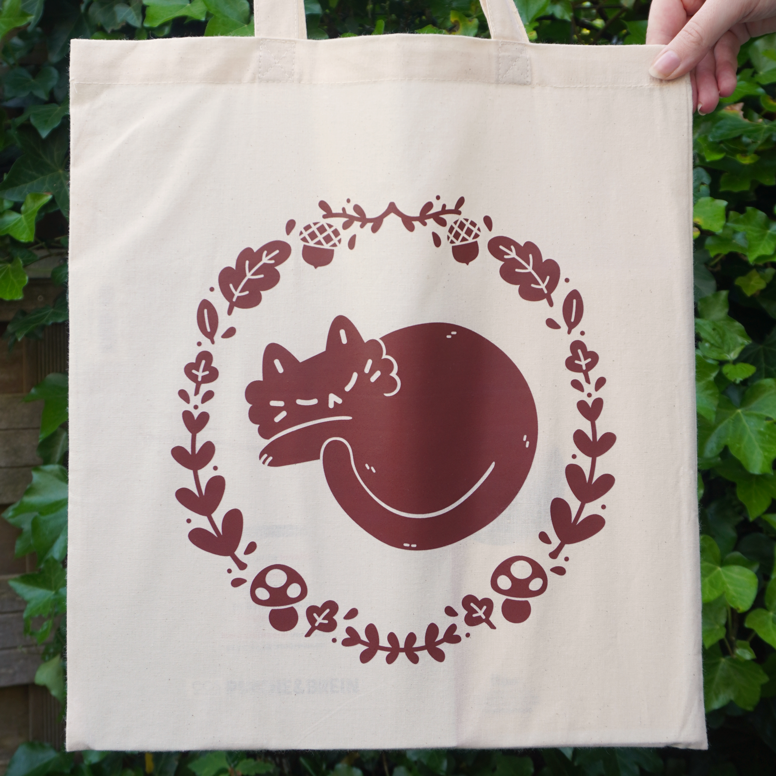 Autumn Cat Totebag - Bymossypine