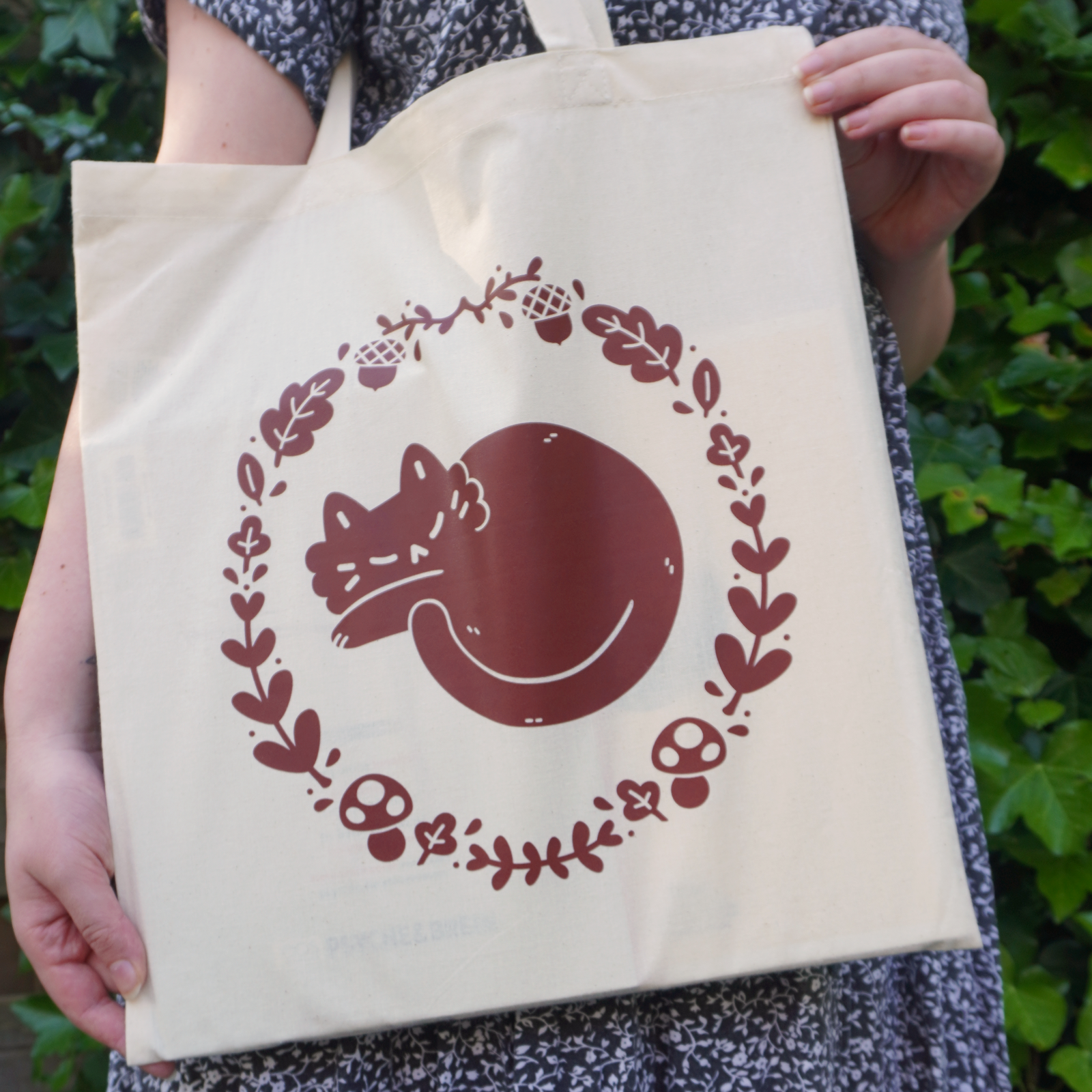 Autumn Cat Totebag - Bymossypine