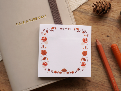 Autumn Memo Pad - Bymossypine