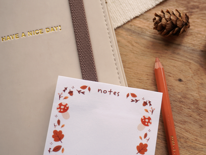 Autumn Memo Pad - Bymossypine