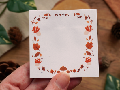 Autumn Memo Pad - Bymossypine