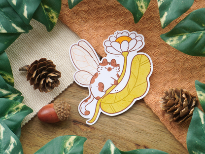 Fairy Cat Sticker - Bymossypine