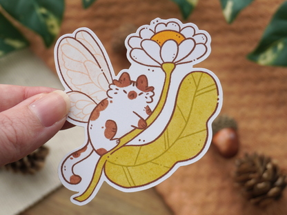 Fairy Cat Sticker - Bymossypine