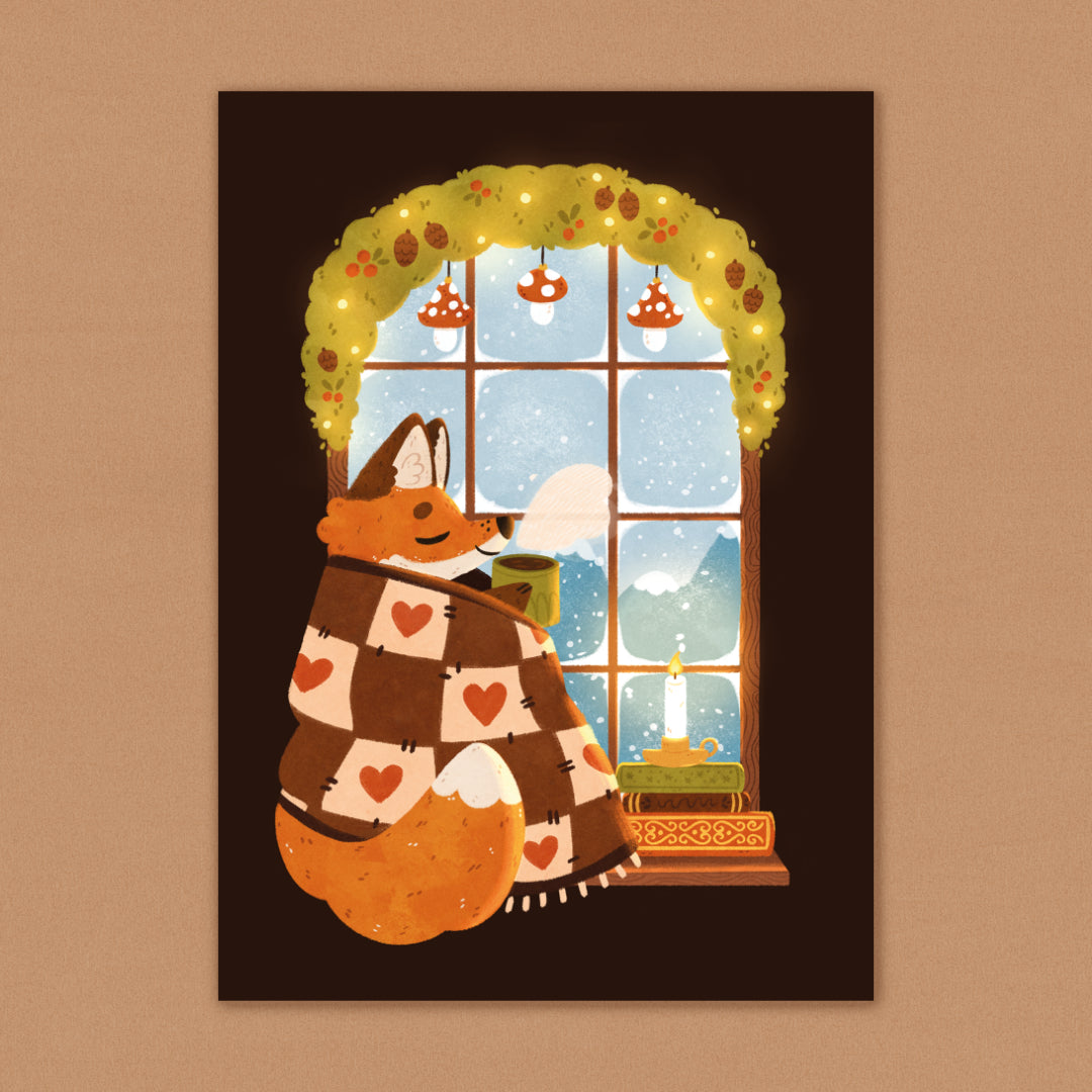 A6 Postcard - Past Mossy Mail December & February