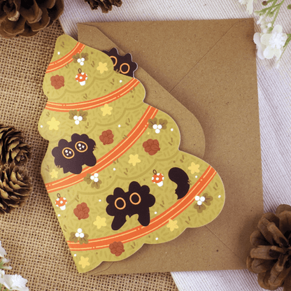 Christmas Chaos | Folded Christmas Card