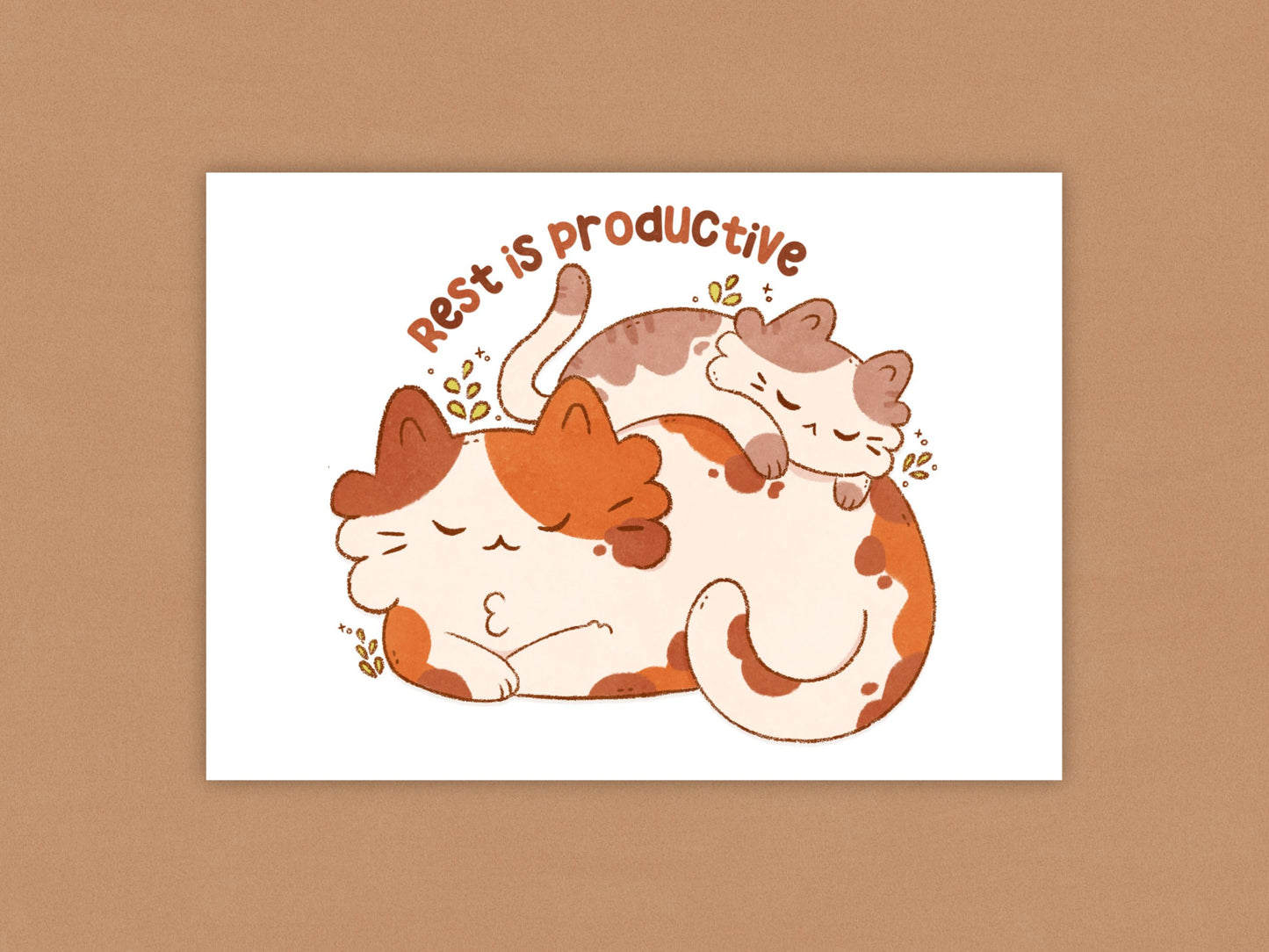 Rest is Productive Art Print