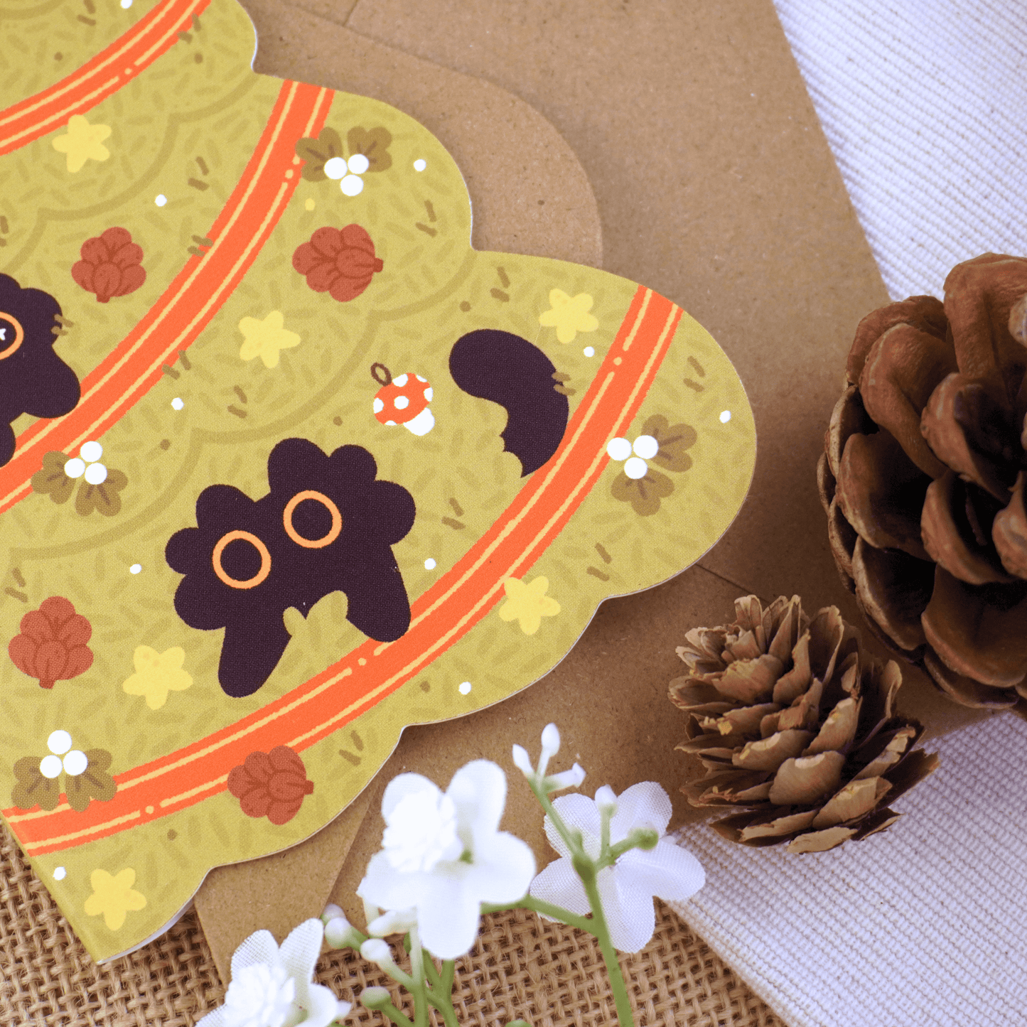 Christmas Chaos | Folded Christmas Card