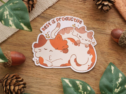 Rest is Productive Sticker - Bymossypine