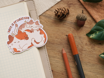 Rest is Productive Sticker - Bymossypine