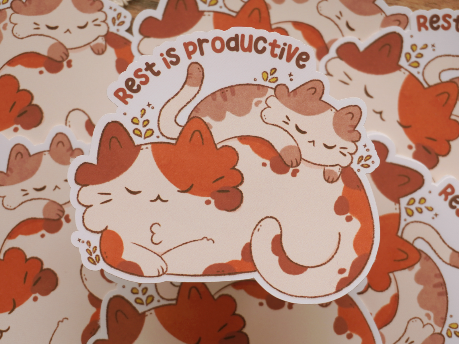 Rest is Productive Sticker - Bymossypine