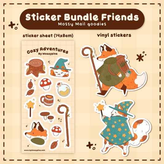 Sticker Bundle - Mossy Mail March & April 💌