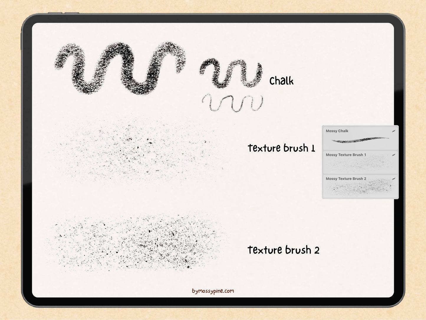 Digital Art Texture Brushes for Procreate