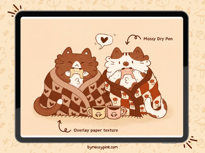 MossyPine’s Digital Art Brushes Pack for Procreate