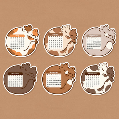 2026 Desk Calendar + Wooden Stand