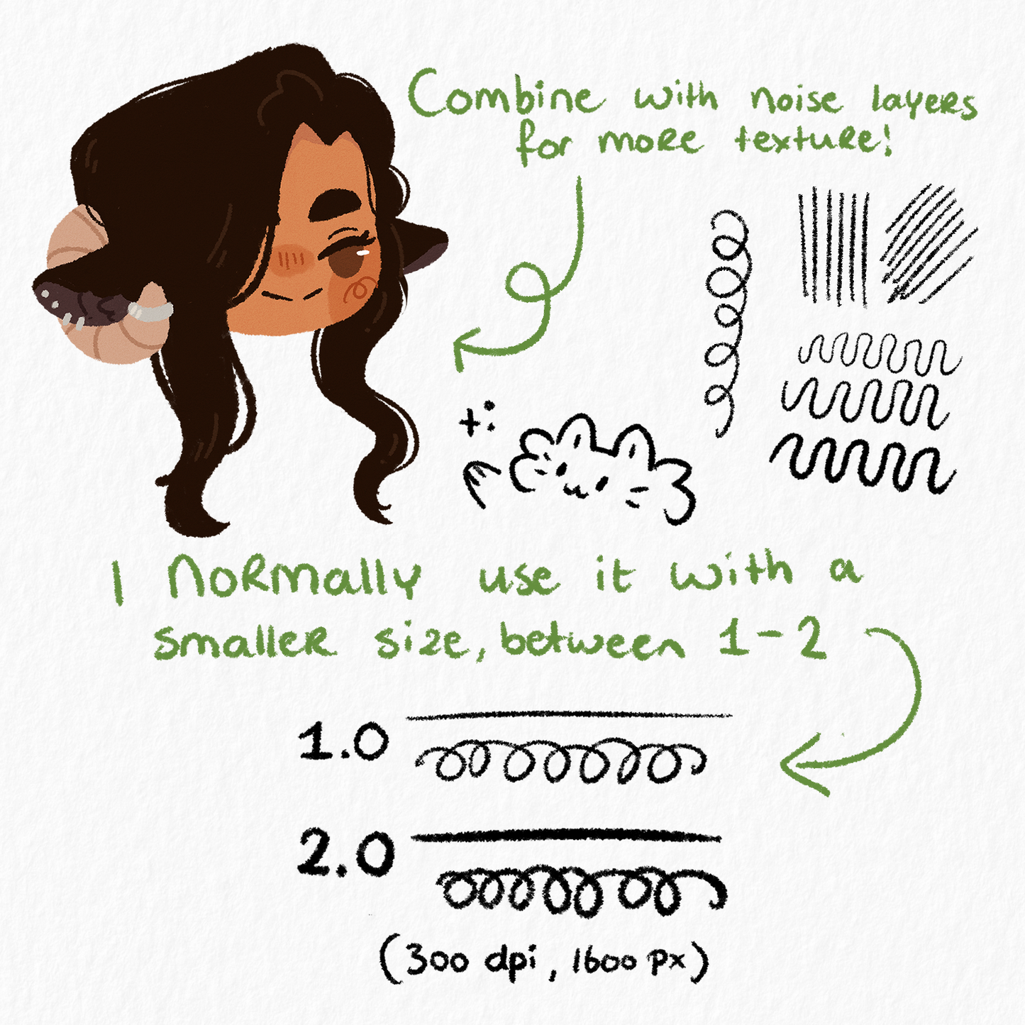 Mossy Pen | Textured Ink Brush for Everything [Clip Studio Paint] 🎨