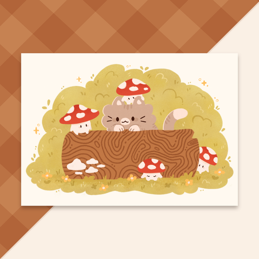 Mushie Friends Art Print | Mossy Mail Jan & Feb 🍂