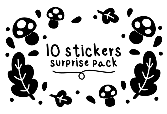 10 Stickers Surprise Pack (30% off)